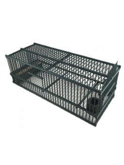 GABBIA ZIMBELLARA PER TORDI E CESENE FATTA A MANO 73X29X26h