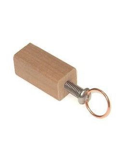 RICHIAMO TORDO IN LEGNO DI NOCE CON VITE